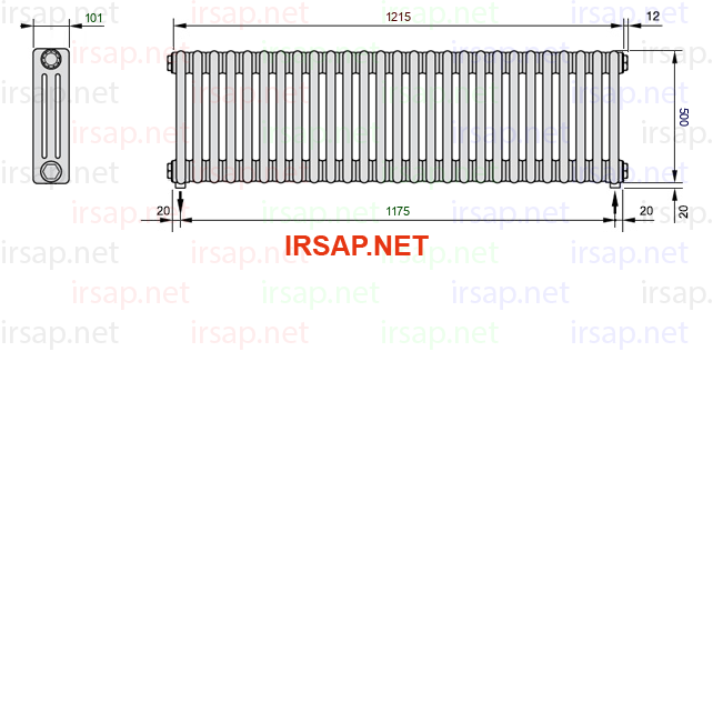 Радиатор IRSAP Tesi 30500/27 T16 CL 01